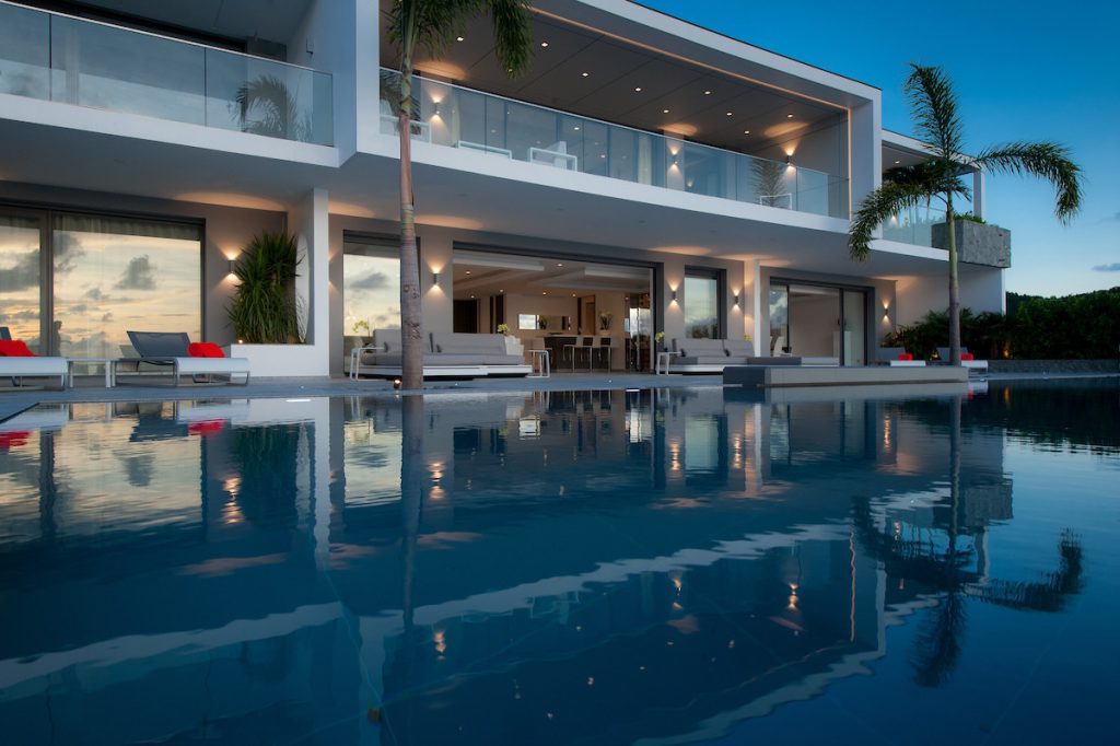 luxury villa in Gustavia